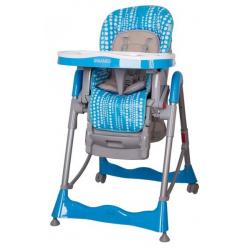 Jídelní židlička od 6 měsíců se stolečkem polohovací, Turquoise