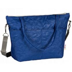 Univerzální taška ke kočárku / kabelka přes rameno, modrá, 43x30 cm