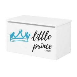 Dřevěný úložný box na hračky velký dřevěný Little Prince, 70x40x40 cm