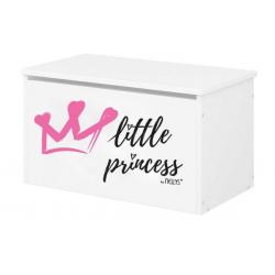 Dřevěný úložný box na hračky velký dřevěný Little Princess, 70x40x40 cm